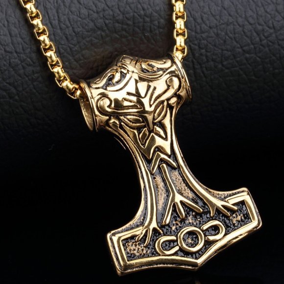 ❤️Thor's Hammer Pendant Necklace for women/men, N90201P135 - Picture 4 of 7